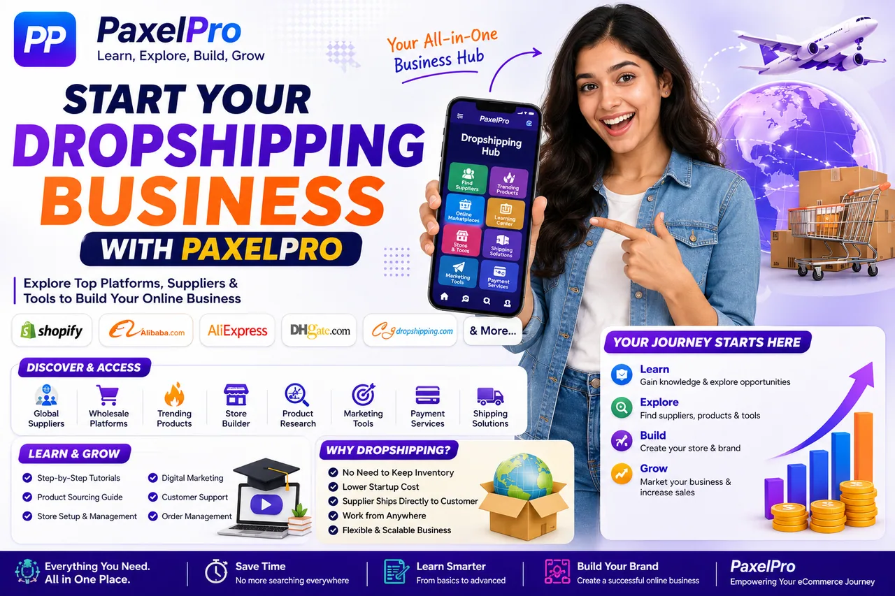 Start Your Dropshipping Business with PaxelPro